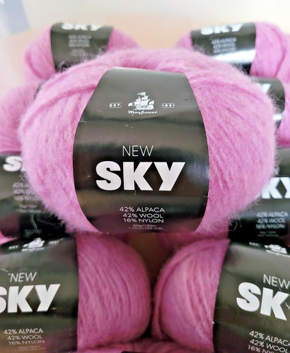 Mayflower new sky alpaka wolle - sky,