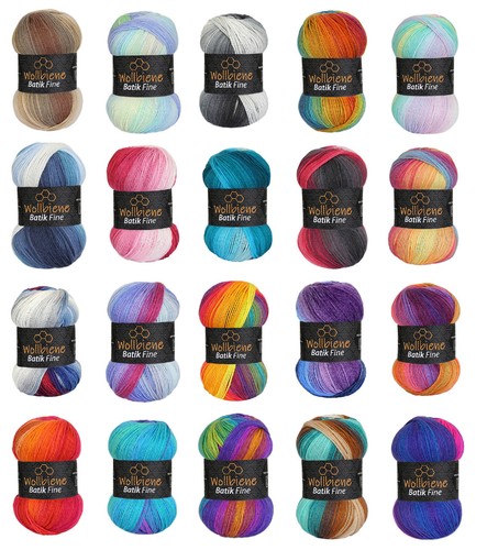 Wollbiene batik fine wolle - batik,