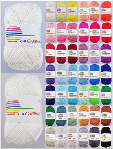 50g carina baumwollgarn - g-b,