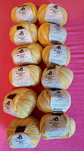 12x50g schoppel wolle - 12x50g, miro