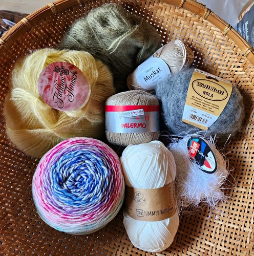 Paket konvolut wolle mohair - paket,