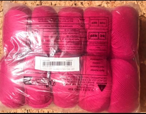 500g merinowolle rosenrot - 500g,