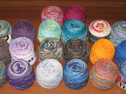 Wollpaket bunte marken - wollpaket,