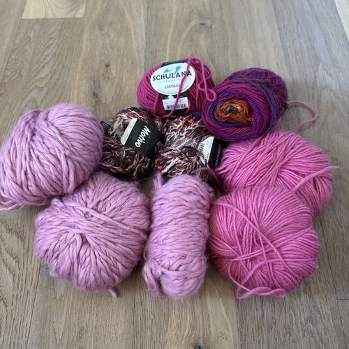Wolle konvolut pink rosa - pink, lana