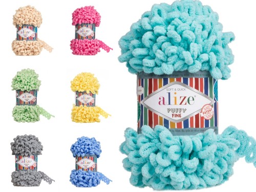 Alize puffy fine - fine, handstricken